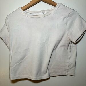 Garage White Women's Crop Top Size L